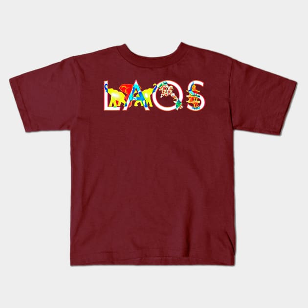 Laos Kids T-Shirt by Kitta’s Shop